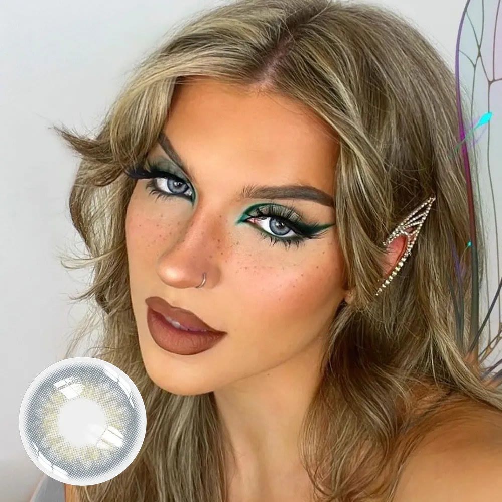 Coleyes DNA Taylor Ⅱ Blue Grey Yearly Prescription Colored Contacts - image 6