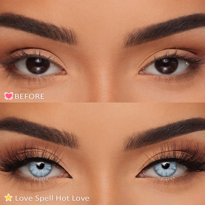 Coleyes Love Spell Hot Love Yearly Prescription Colored Contacts - image 5