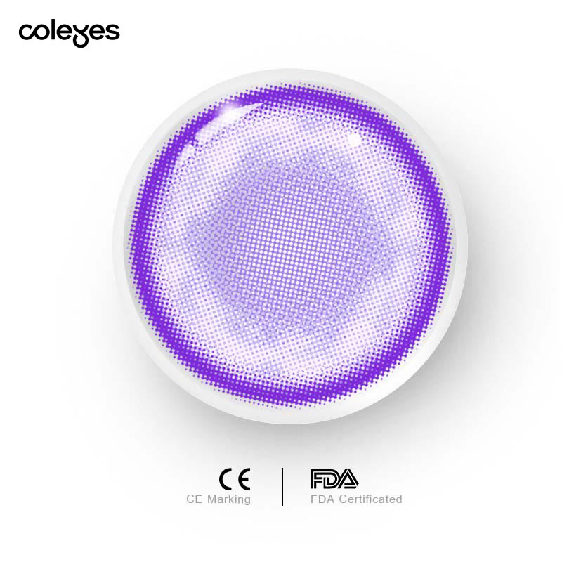 Coleyes Chroma Violet Yearly Cosplay Colored Contacts - image 5