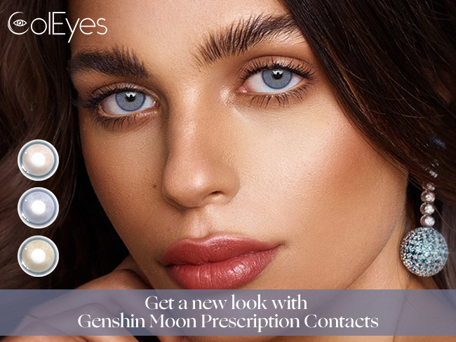 Get a new look with Genshin Moon Prescription Contacts 