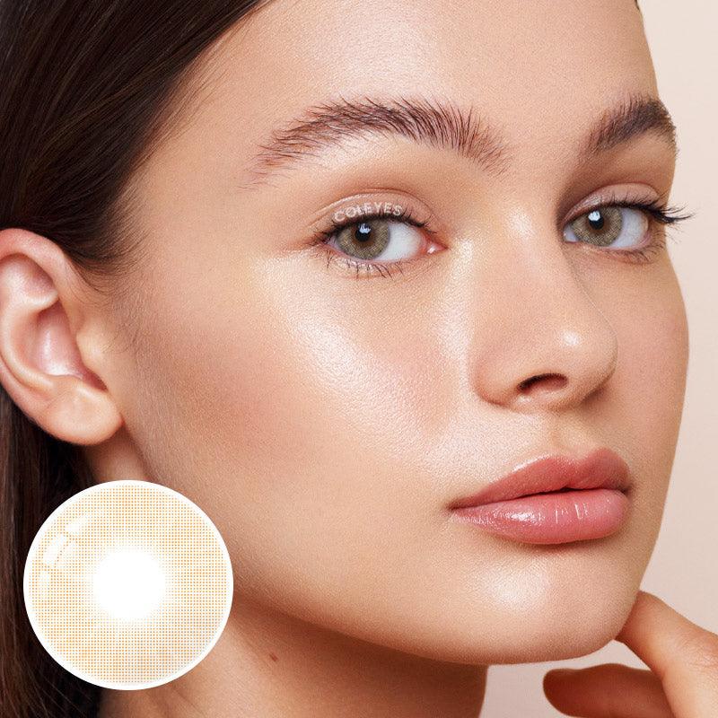 Coleyes Aurora Brown Yearly Prescription Colored Contacts - image 3