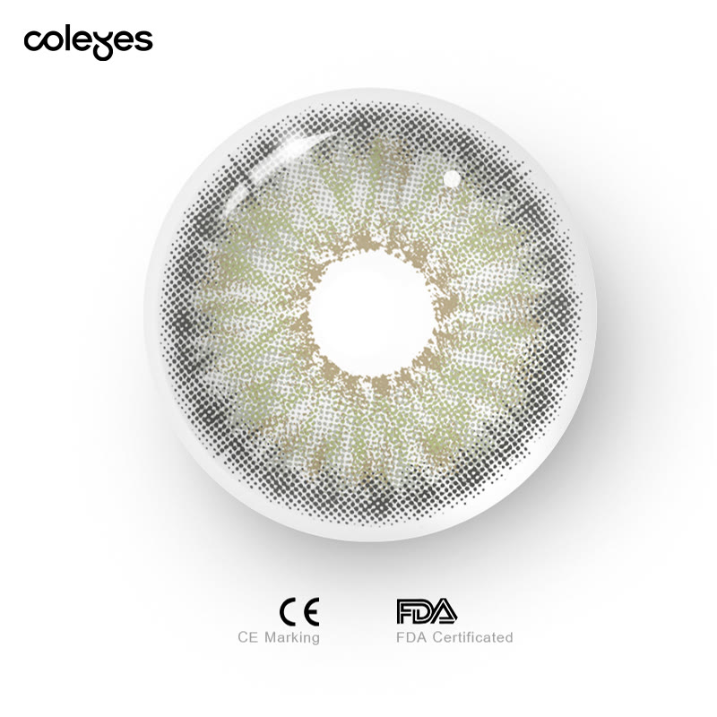 Coleyes Dawn Grey Green Plus Monthly Prescription Colored Contacts - image 7