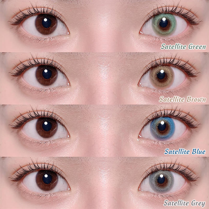 Coleyes Satellite Blue Yearly Prescription Colored Contacts - image 3