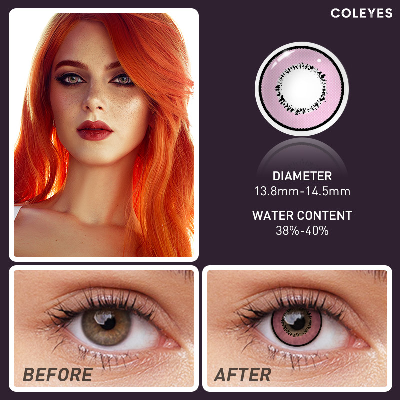 Coleyes Storm Pink Yearly Prescription Colored Contacts - image 4