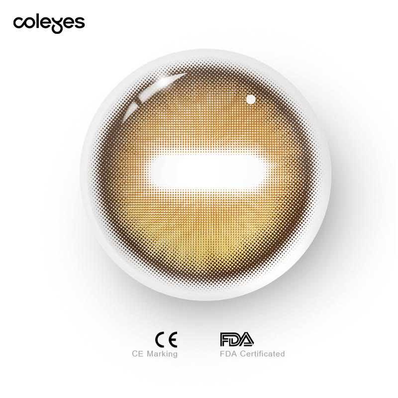 Coleyes Capra Brown Axis Lock Cosplay Colored Contacts | 2-Pair Pack (1-Day) - image 6