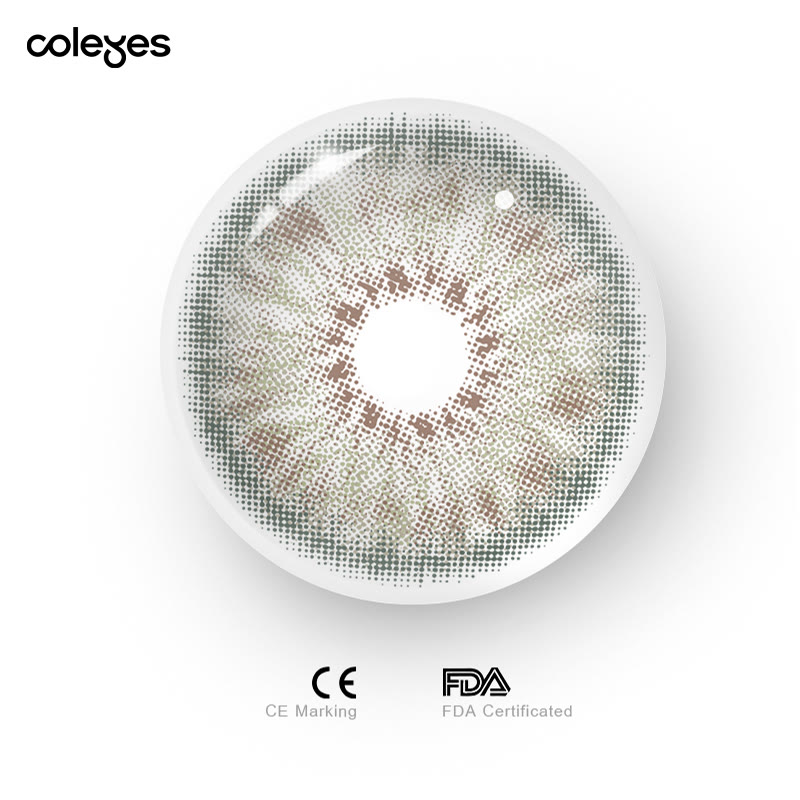 Coleyes Dawn Olive Yearly Prescription Colored Contacts - image 8