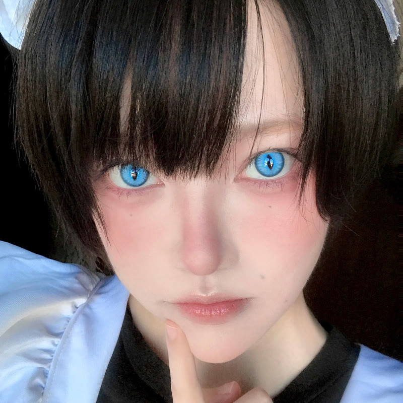 Coleyes Dragon Soul Blue 1-Day Cosplay Colored Contacts - image 5