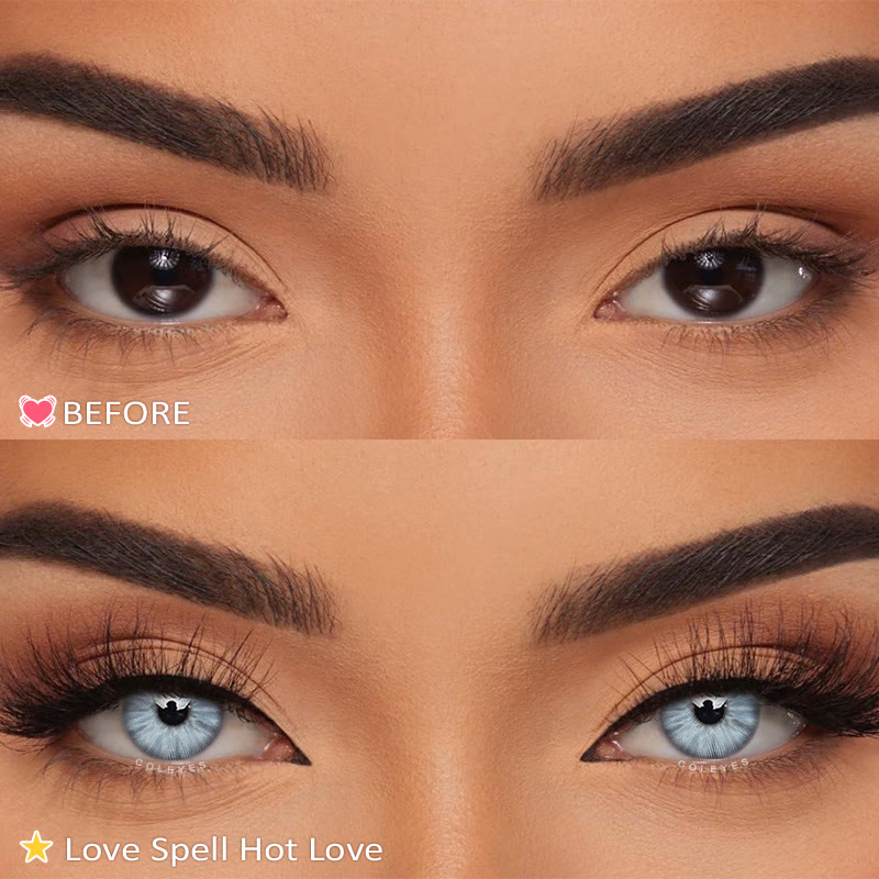 Coleyes Love Spell Hot Love Yearly Prescription Colored Contacts - image 6