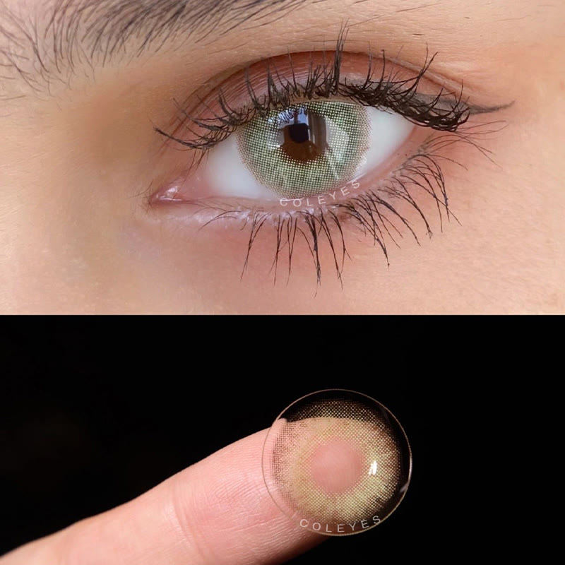 Coleyes Wild Cat Green Yearly Prescription Colored Contacts - image 7