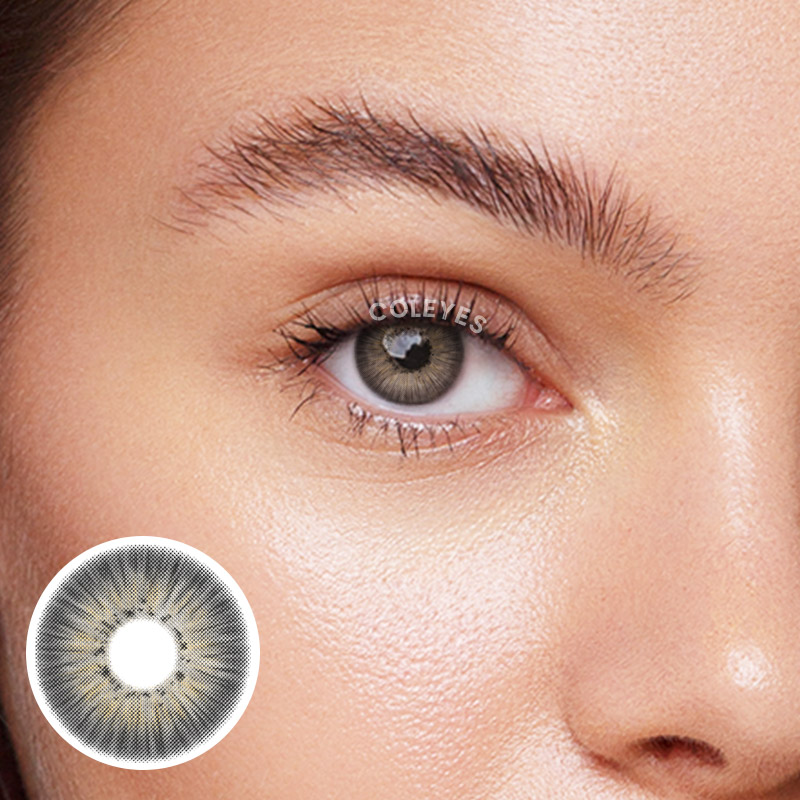 Coleyes New York III Grey Yearly Prescription Colored Contacts - image 1
