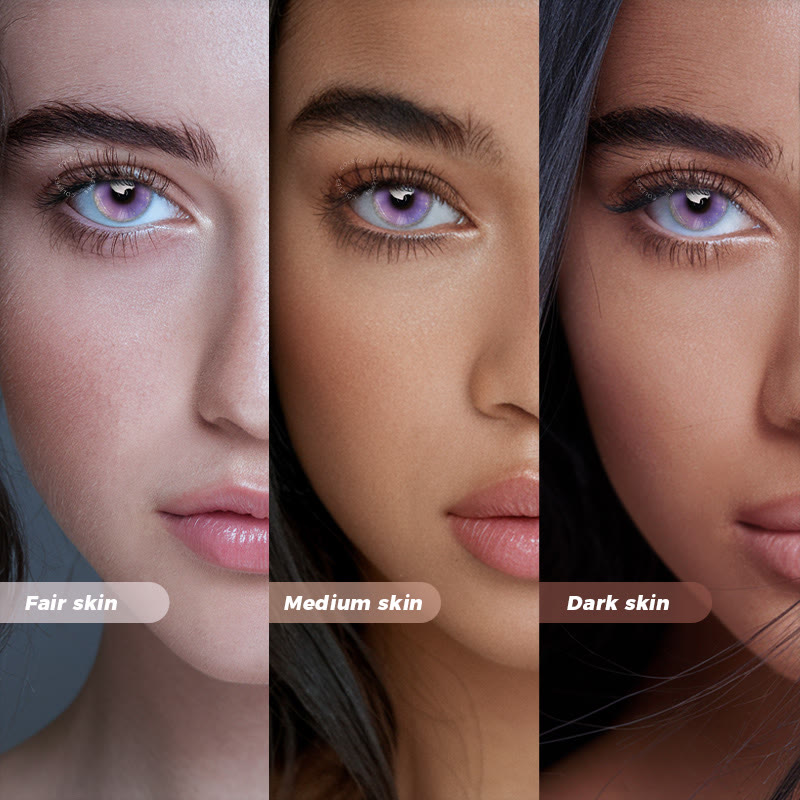 Coleyes Lovejoy Violet Yearly Prescription Colored Contacts - image 3