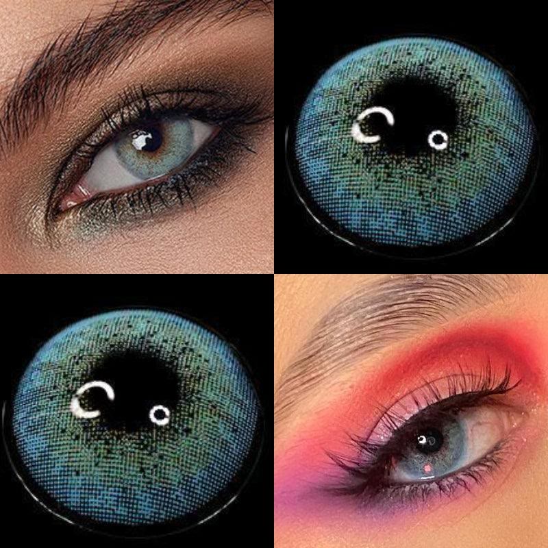 Coleyes Ocean Blue Yearly Prescription Colored Contacts - image 5