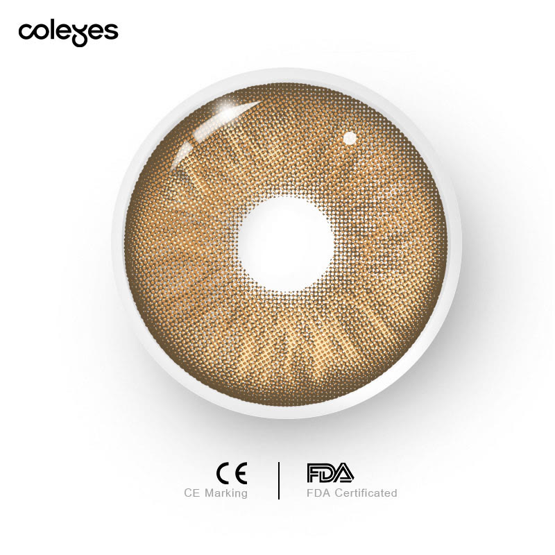 Coleyes Echo Brown Yearly Prescription Colored Contacts - image 6
