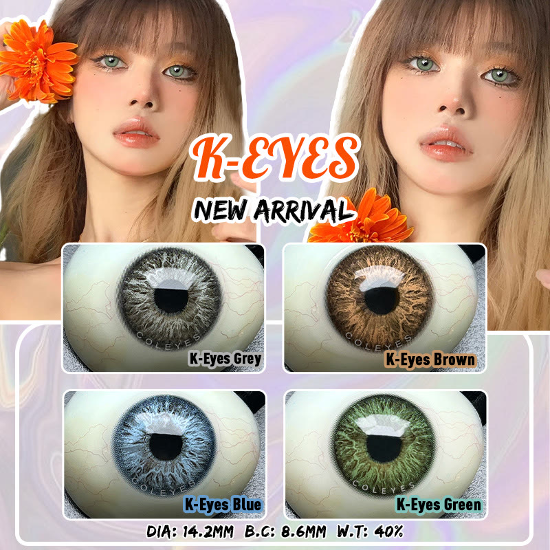 Coleyes K-Eyes Grey Yearly Colored Contacts - image 14