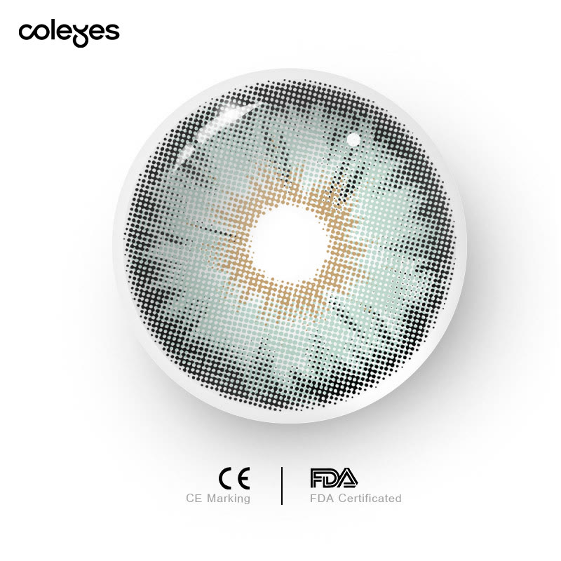 Coleyes Monica Green Small Pupil Yearly Colored Contacts - image 10