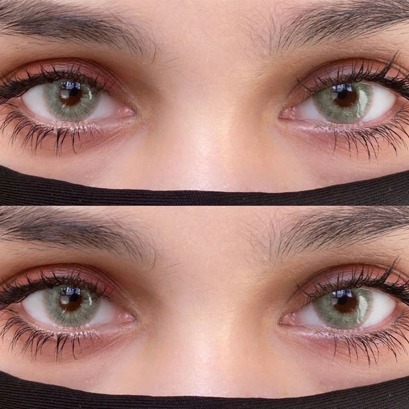Coleyes Wild Cat Green Yearly Prescription Colored Contacts - image 6