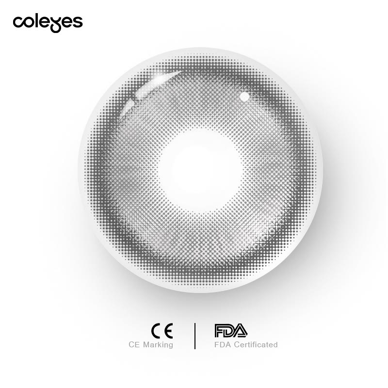 Coleyes Sassy Grey Prescription Yearly Cosplay Colored Contacts - image 5