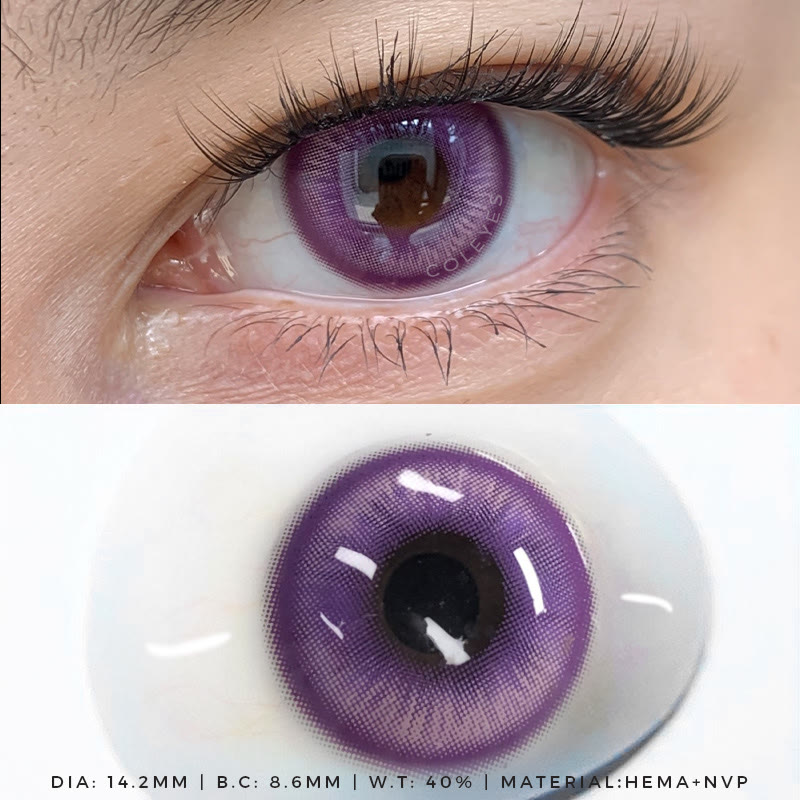 Coleyes Sassy Violet Prescription Yearly Cosplay Colored Contacts - image 4