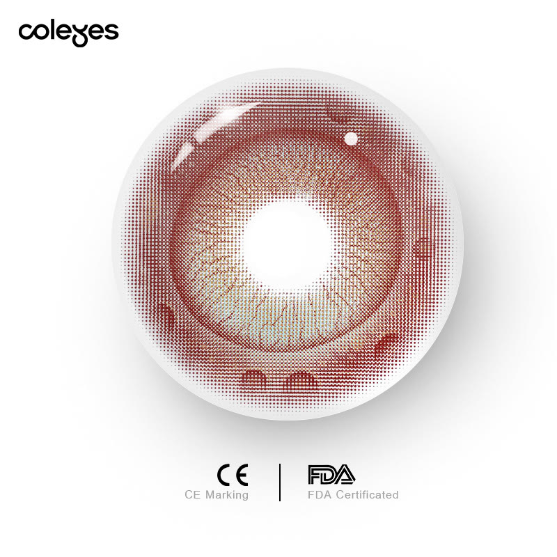 Coleyes  Abyss Red 1-Day Cosplay Colored Contacts - image 4