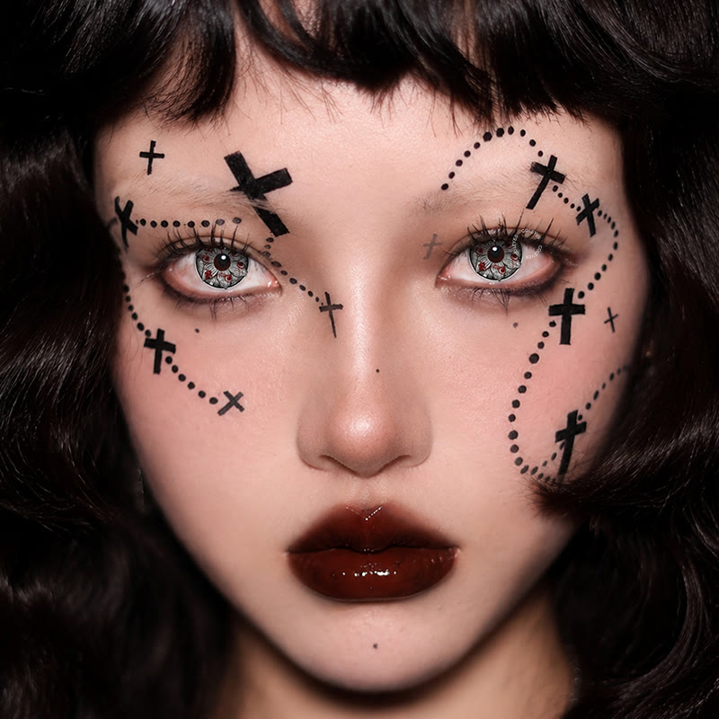 Coleyes Abyss Stare Black Yearly Cosplay Colored Contacts - image 6