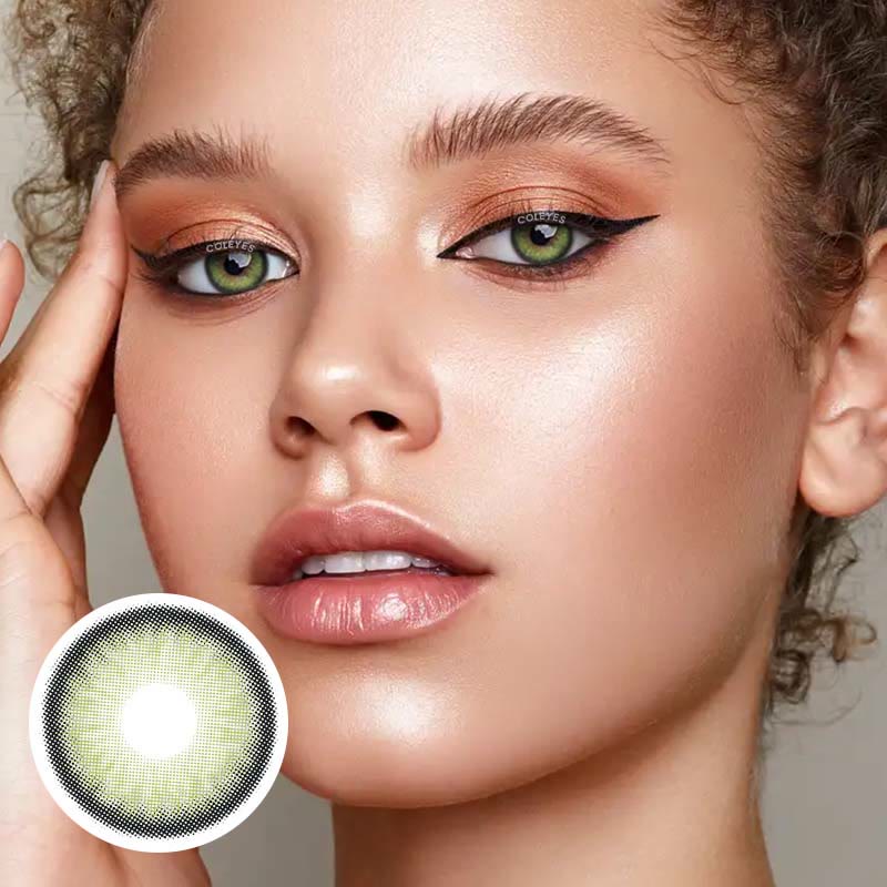 Coleyes Norko Green Yearly Prescription Colored Contacts - image 8