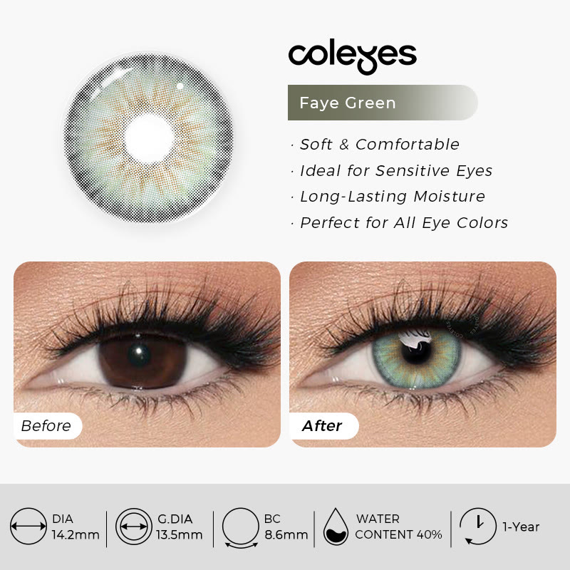 Coleyes Gogh Green Yearly Colored Contacts - image 7