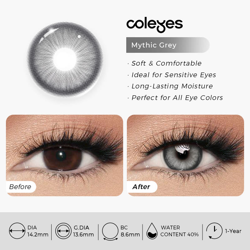 Coleyes Mythic Grey Yearly Colored Contacts - image 18