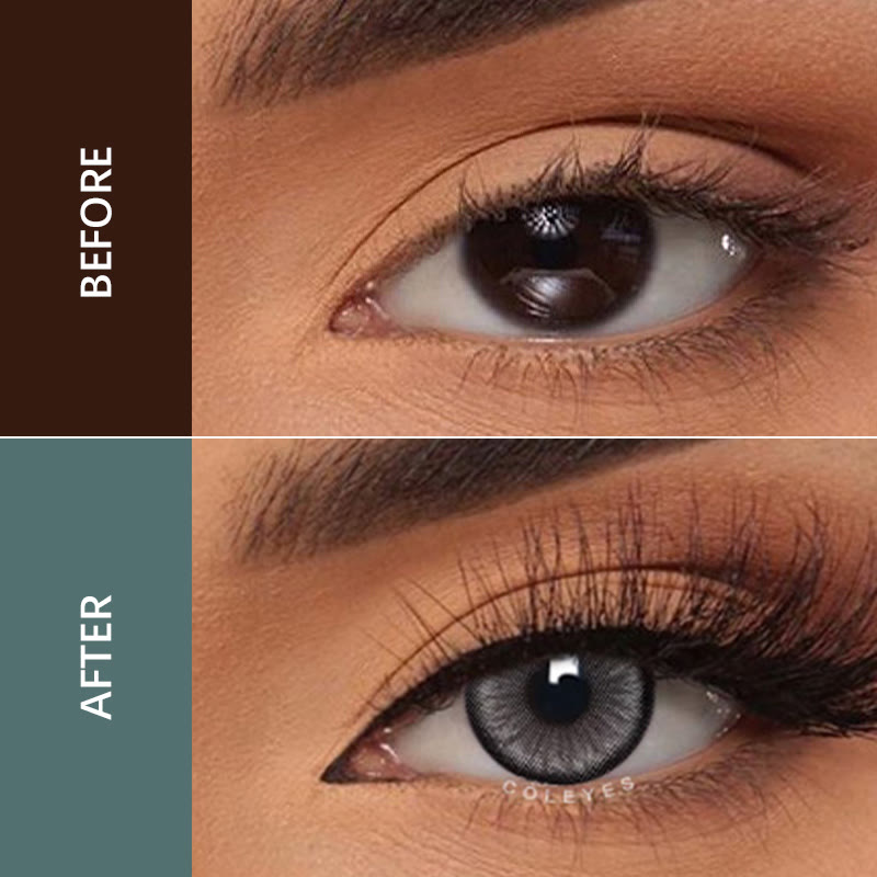 Coleyes Norko Grey Yearly Prescription Colored Contacts - image 1