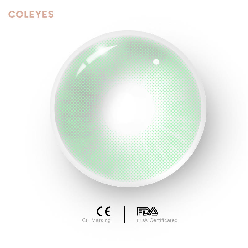 Coleyes Hidrocor Verde Yearly Prescription Colored Contacts - image 2