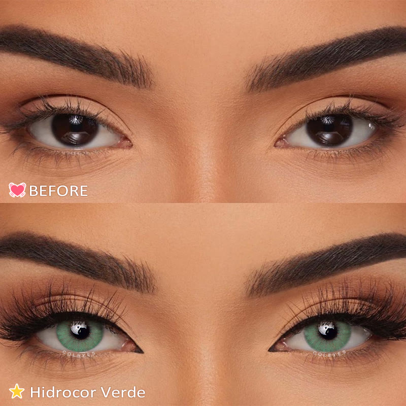Coleyes Hidrocor Verde Yearly Prescription Colored Contacts - image 3