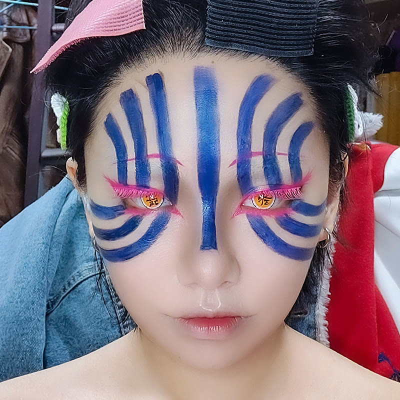 Coleyes Akaza Eye Brown Yearly Cosplay Colored Contacts - image 5
