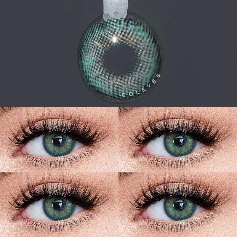 Coleyes Aegean Sea Ⅱ Green Yearly Prescription Colored Contacts - image 6