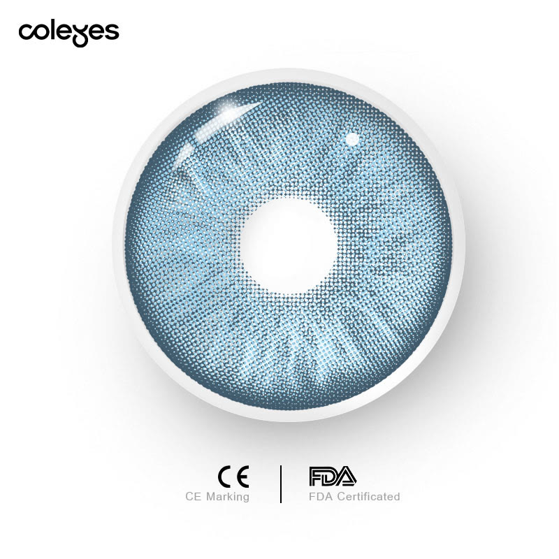Coleyes Echo Blue Yearly Prescription Colored Contacts - image 7