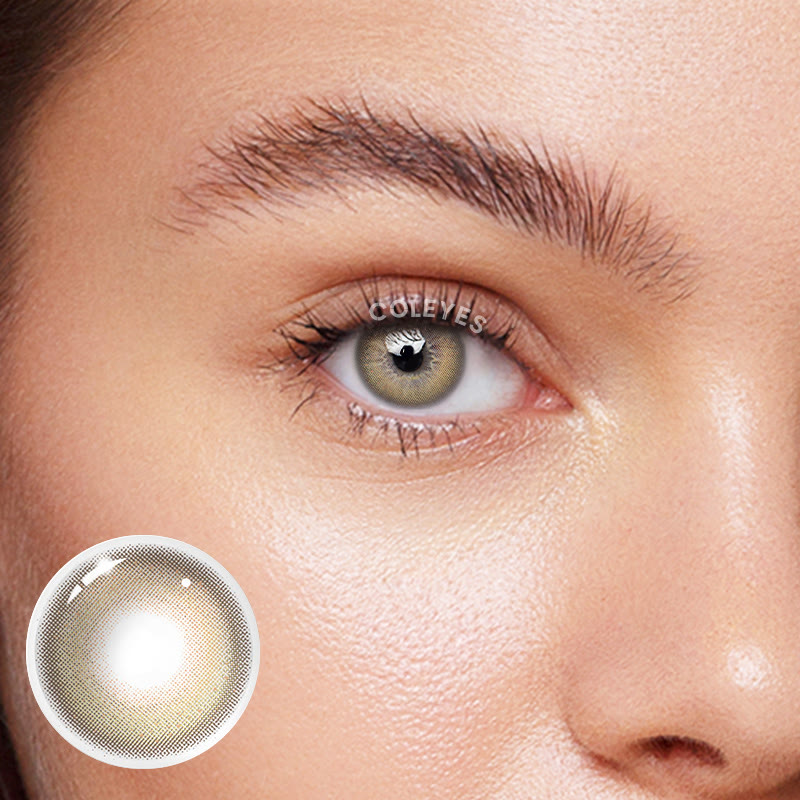 Coleyes Satellite Brown Yearly Prescription Colored Contacts - image 1