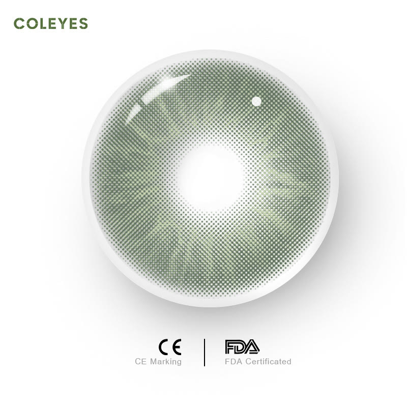 Coleyes Profound Green Yearly Prescription Colored Contacts - image 12