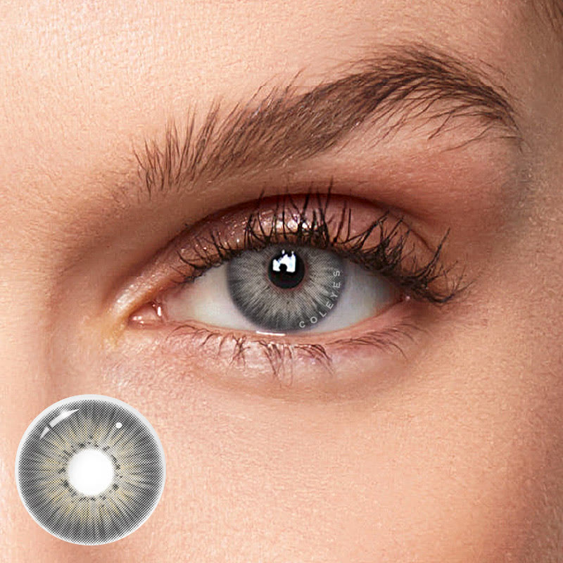 Coleyes New York III Grey Yearly Prescription Colored Contacts - image 1