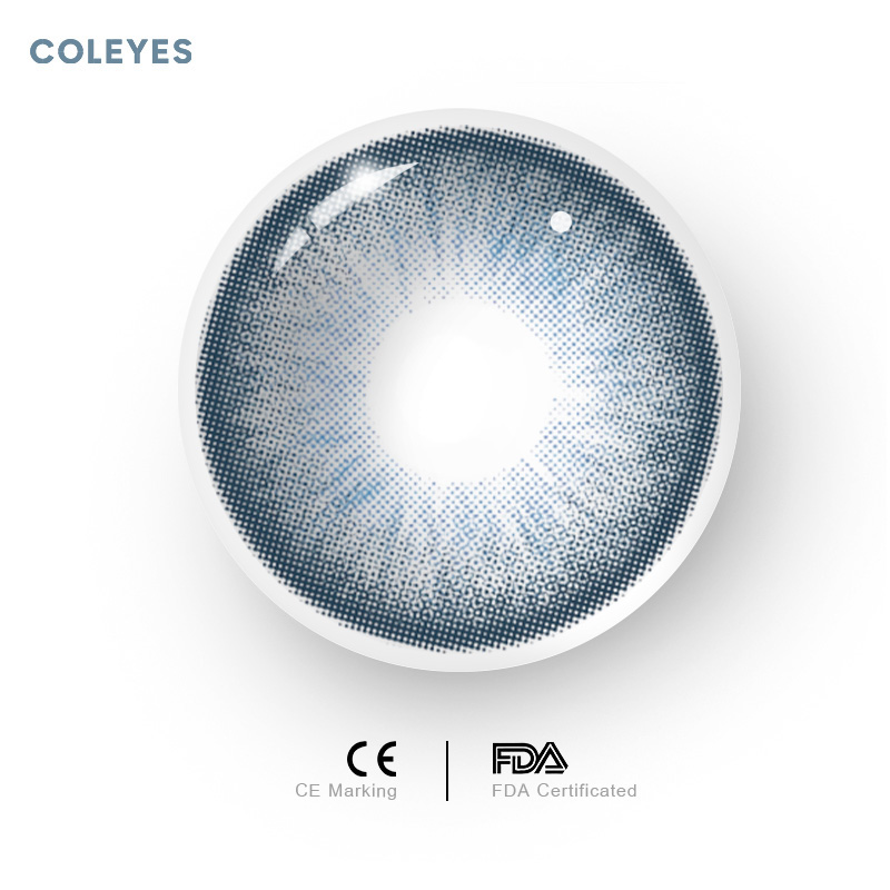 Coleyes Barbie Blue Men Yearly Prescription Colored Contacts - image 2