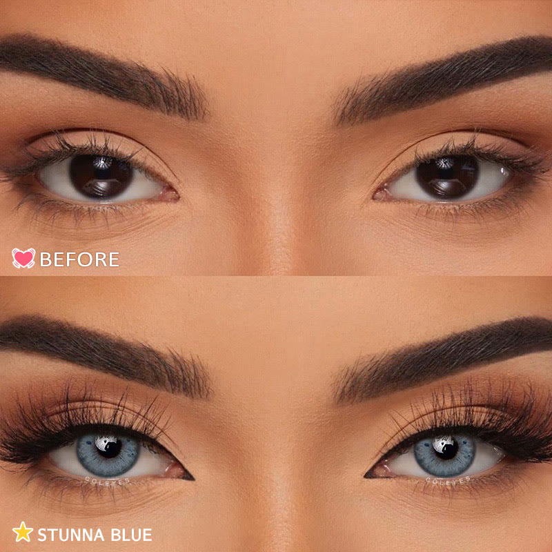 Coleyes Stunna Blue Yearly Prescription Colored Contacts - image 5