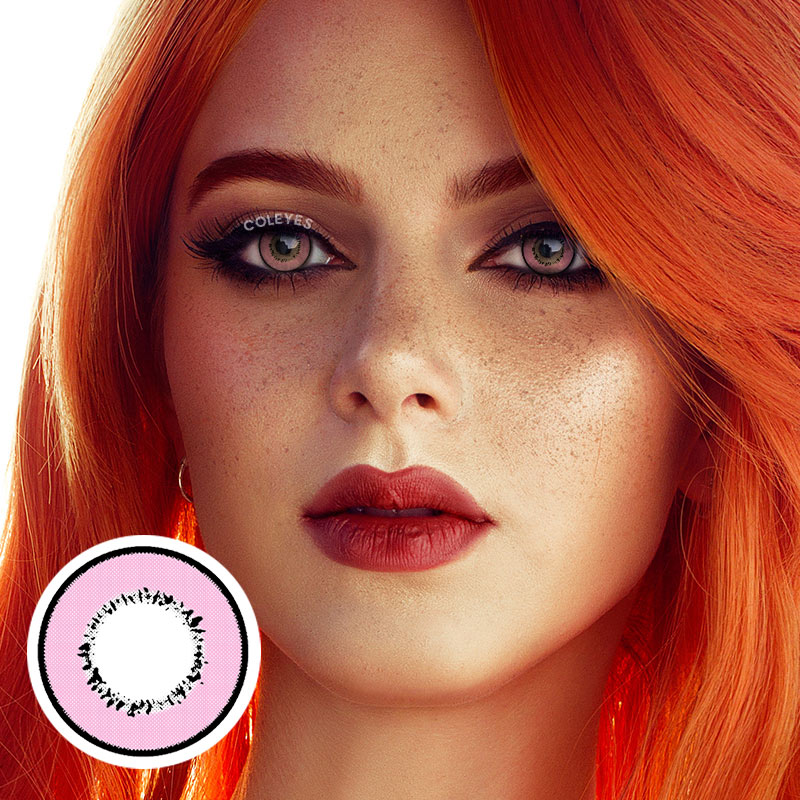 Coleyes Storm Pink Yearly Prescription Colored Contacts - image 3