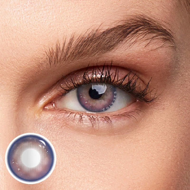 Coleyes Genshin Galaxy Pink Blue Yearly Prescription Colored Contacts - image 1