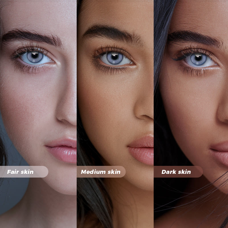Coleyes Genshin Moon Blue Yearly Prescription Colored Contacts - image 3