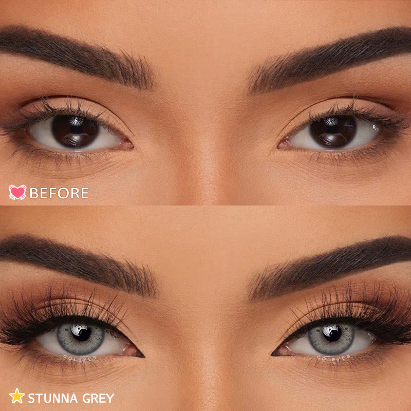 Coleyes Stunna Grey Yearly Prescription Colored Contacts - image 5