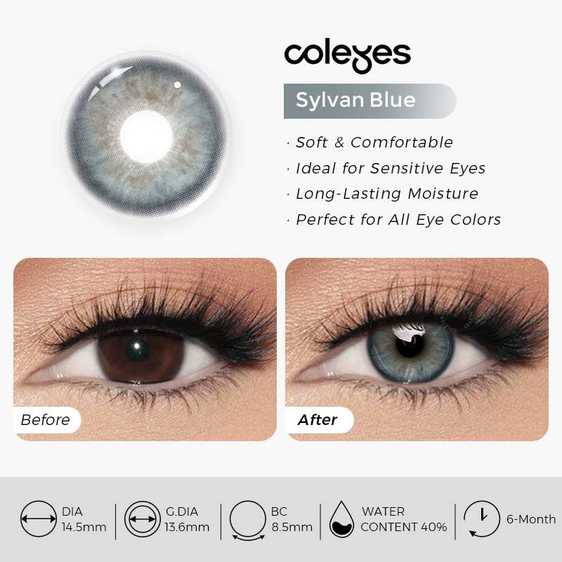 Coleyes Sylvan Blue Colored Contacts - image 8