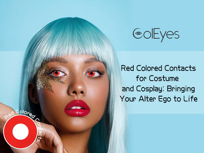 Red Colored Contacts for Costume and Cosplay: Bringing Your Alter Ego to Life