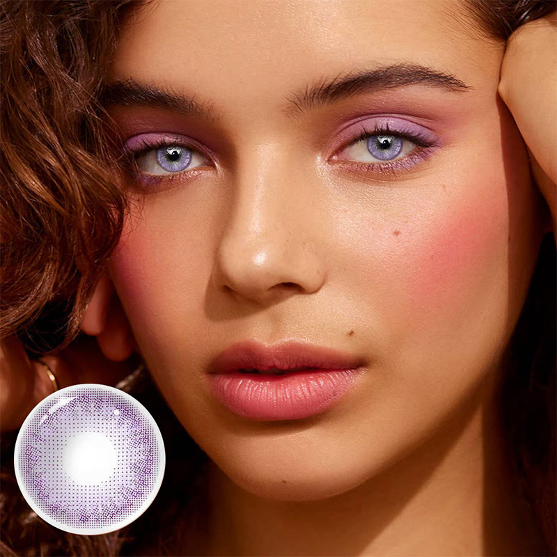 Coleyes Virtual Violet Yearly Prescription Colored Contacts - image 3