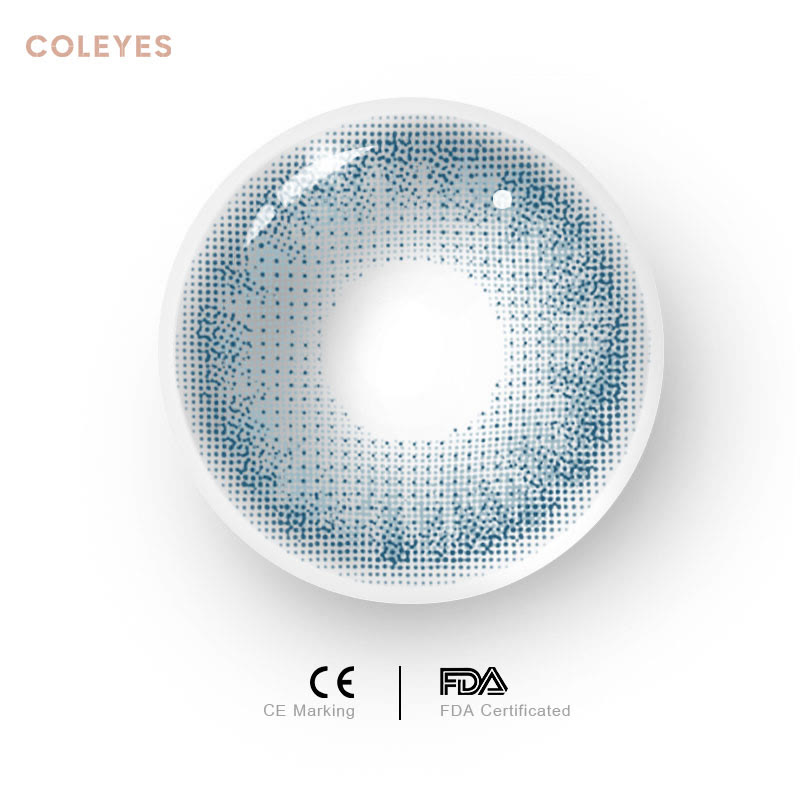 Coleyes Virtual Blue Yearly Prescription Colored Contacts - image 2