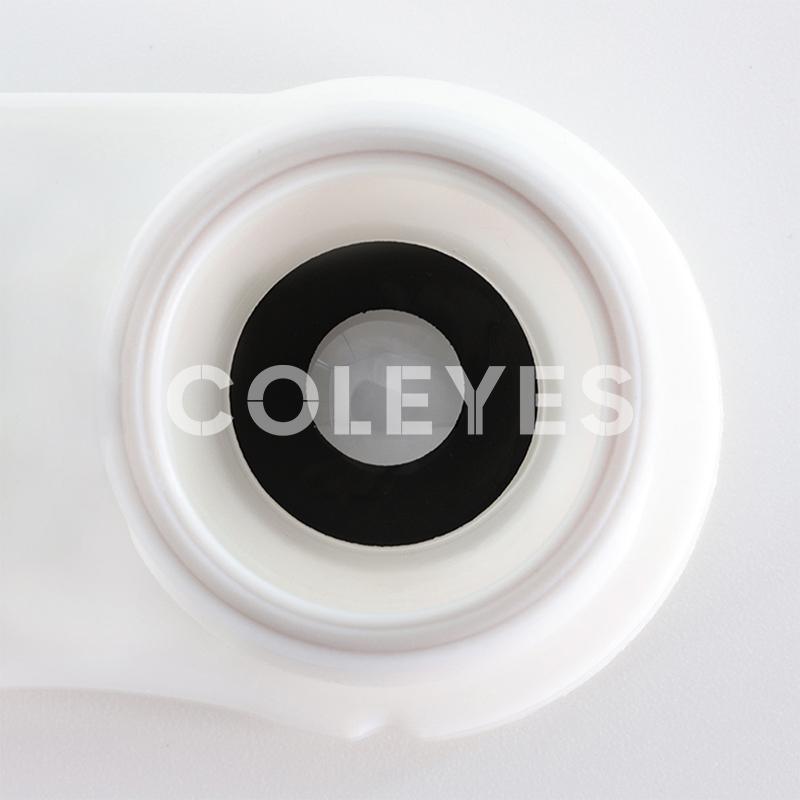 Coleyes Darknight Black Yearly Prescription Colored Contacts - image 6