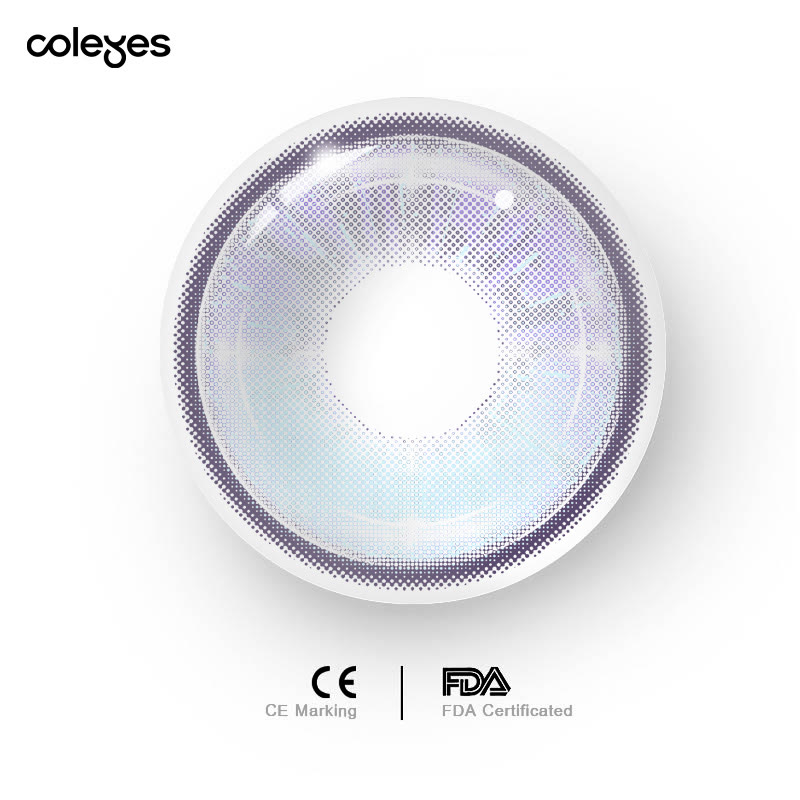 Coleyes Vista Violet Yearly Prescription Colored Contacts - image 5