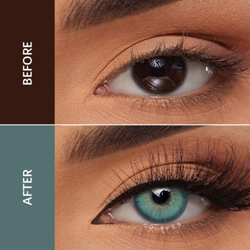 Coleyes Aegean Sea Ⅱ Blue Yearly Prescription Colored Contacts - image 1