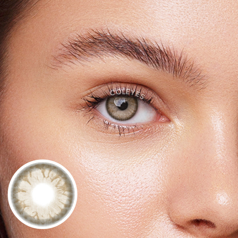 Coleyes Tequila Brown Yearly Prescription Colored Contacts - image 1